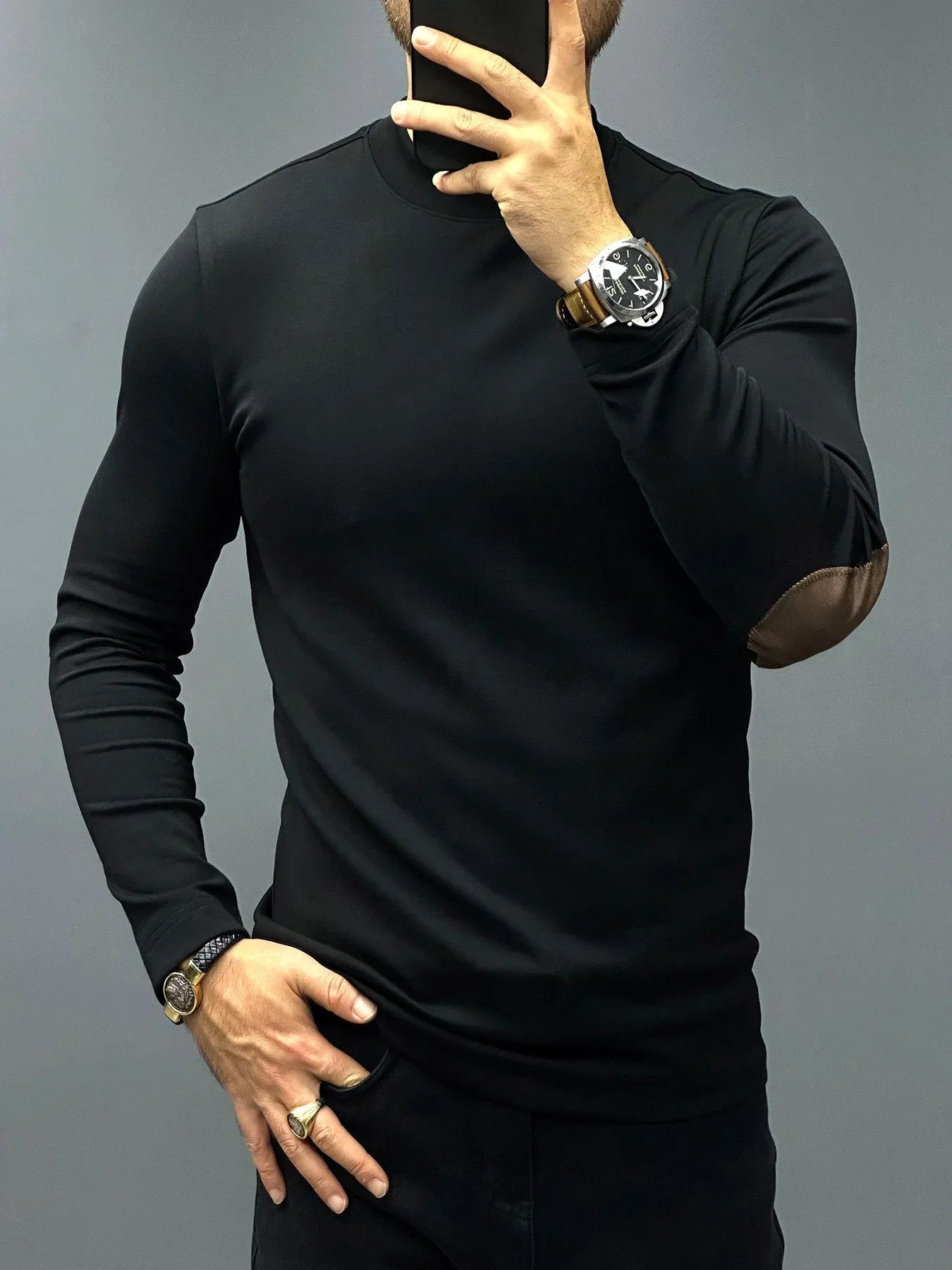 Marc | Pull ajusté manches longues