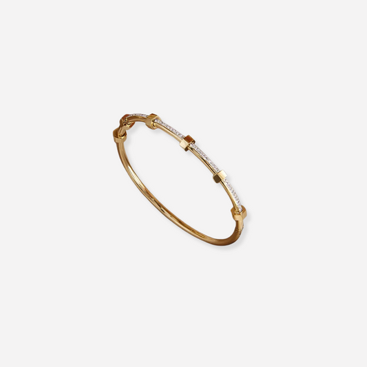 Désirée | Armband i guld med moissanite