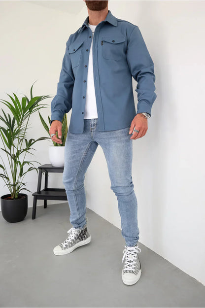 Thibault | Surchemise unie et polyvalente