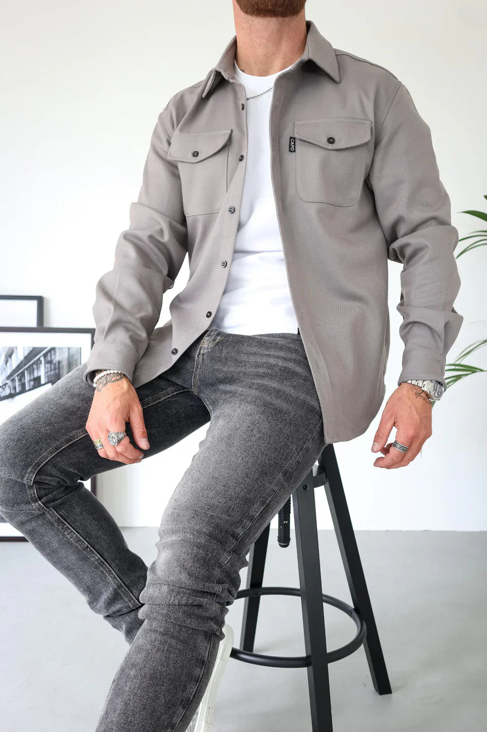 Thibault | Surchemise unie et polyvalente