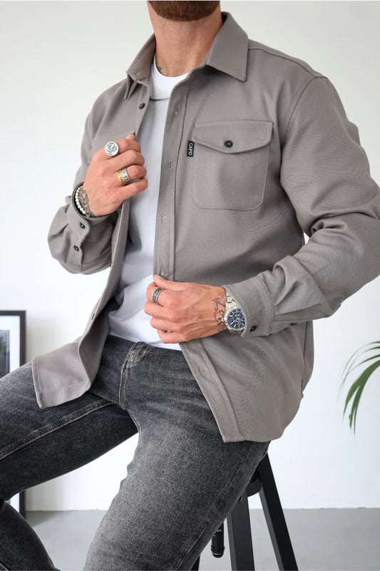 Thibault | Surchemise unie et polyvalente