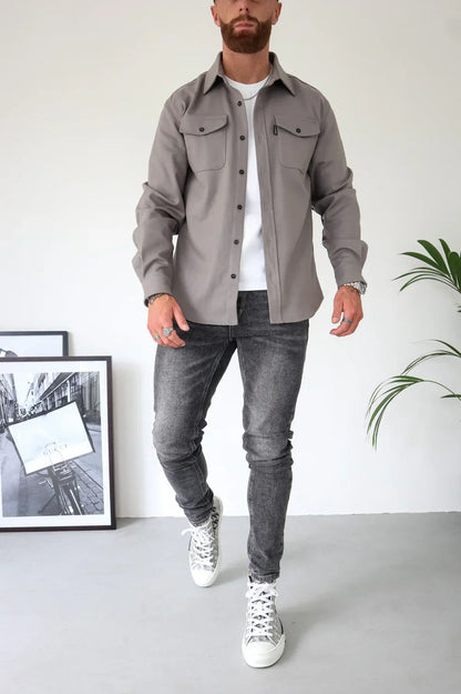Thibault | Surchemise unie et polyvalente