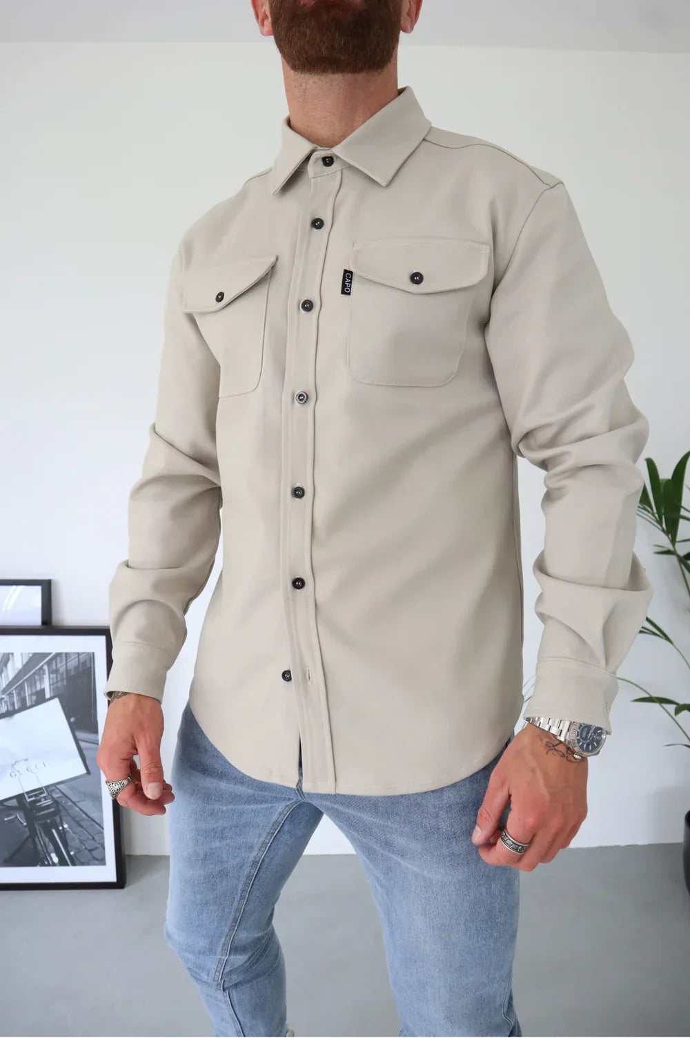 Thibault | Surchemise unie et polyvalente