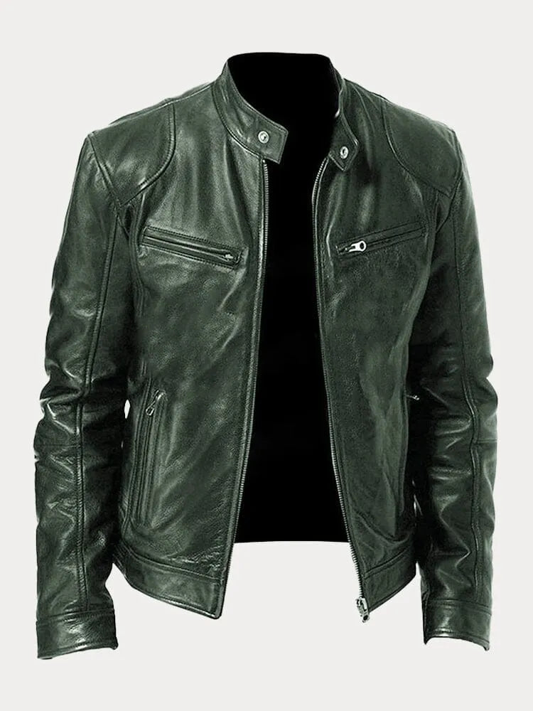 Emil | Veste en cuir classique