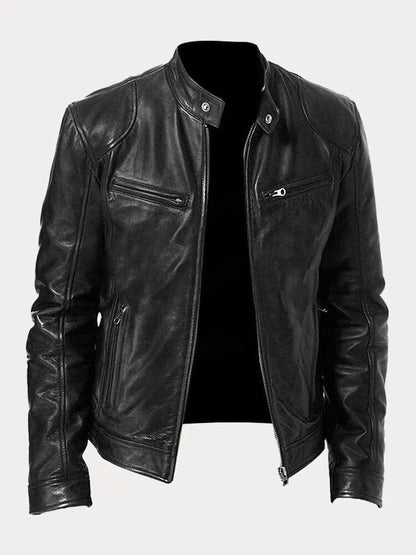 Emil | Veste en cuir classique