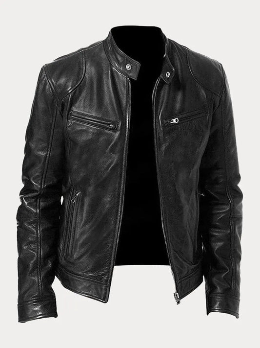 Emil | Veste en cuir classique