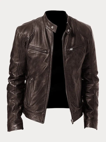 Emil | Veste en cuir classique