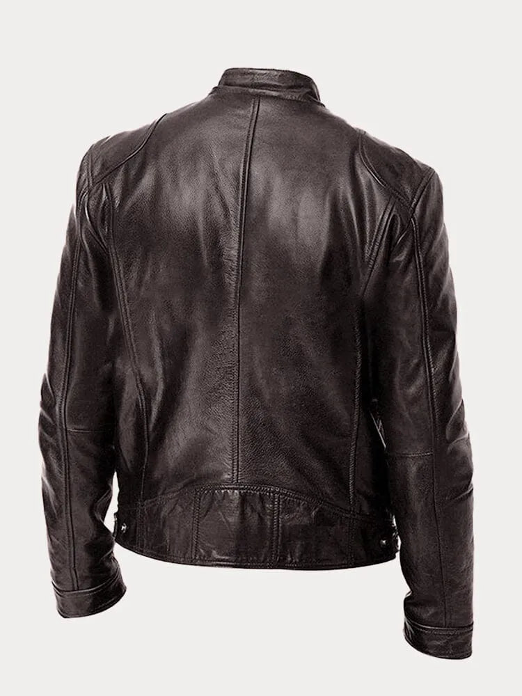 Emil | Veste en cuir classique