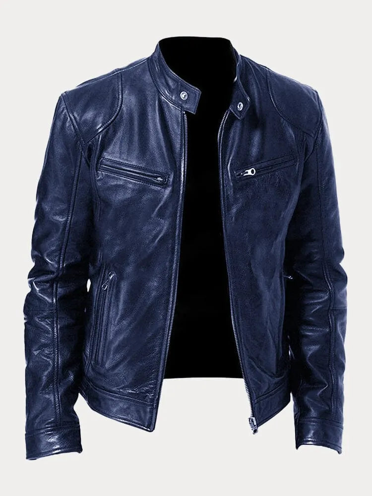 Emil | Veste en cuir classique