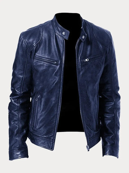 Emil | Veste en cuir classique