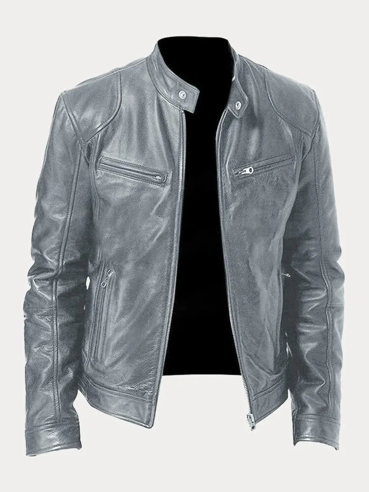 Emil | Veste en cuir classique