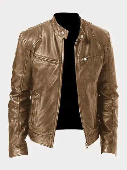 Emil | Veste en cuir classique
