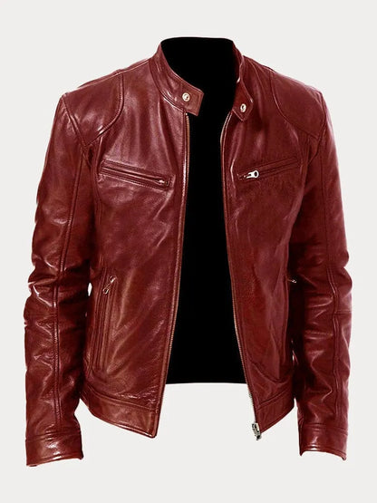 Emil | Veste en cuir classique