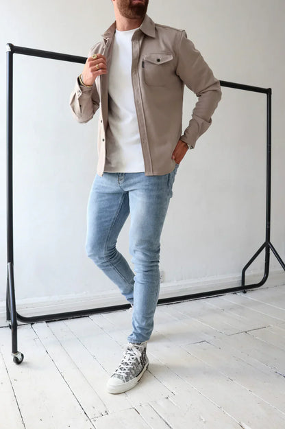 Thibault | Surchemise unie et polyvalente
