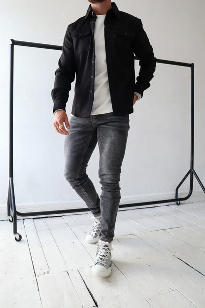 Thibault | Surchemise unie et polyvalente