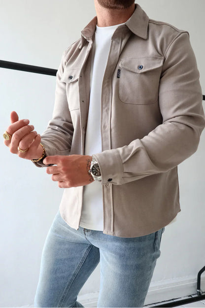 Thibault | Surchemise unie et polyvalente