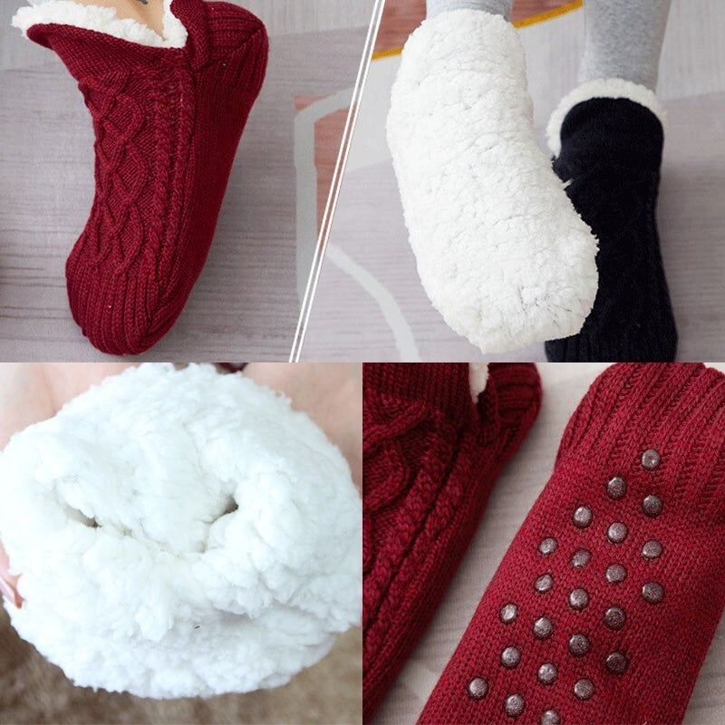 Béatrice | Chaussons en laine ultra-chauds