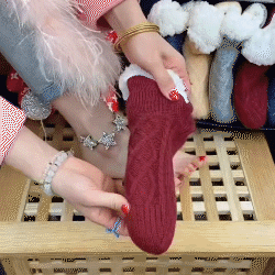 Béatrice | Chaussons en laine ultra-chauds