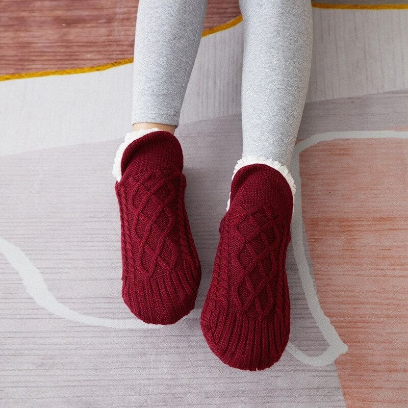 Béatrice | Chaussons en laine ultra-chauds