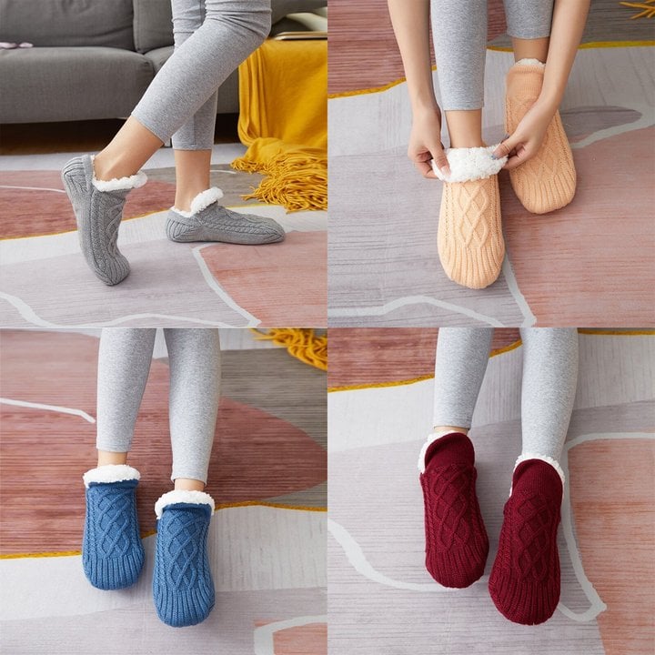 Béatrice | Chaussons en laine ultra-chauds