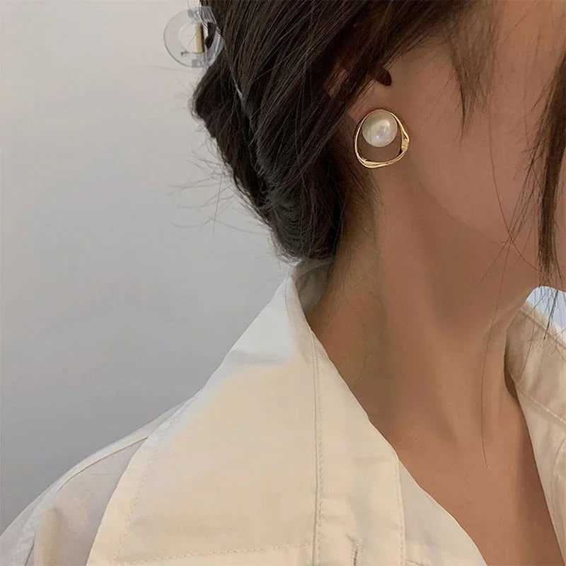 Bérénice | Boucles d’oreilles perles vintage
