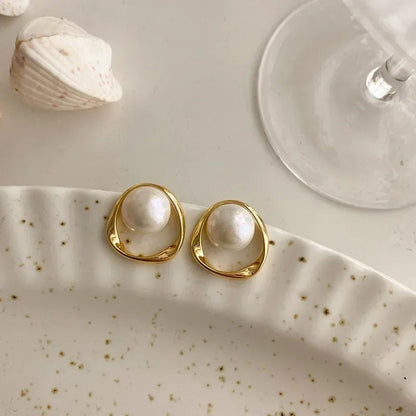 Bérénice | Boucles d’oreilles perles vintage