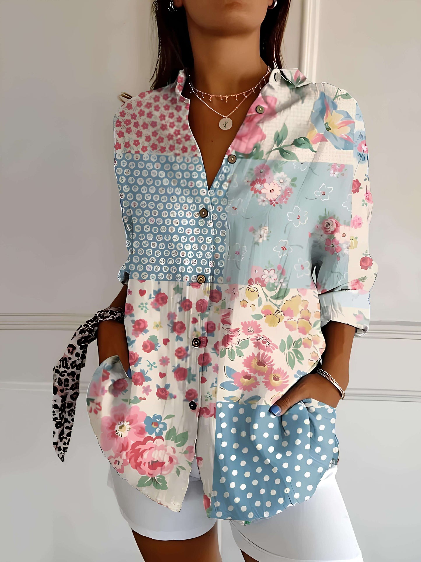 Clémence | Blouse fleurie en coton