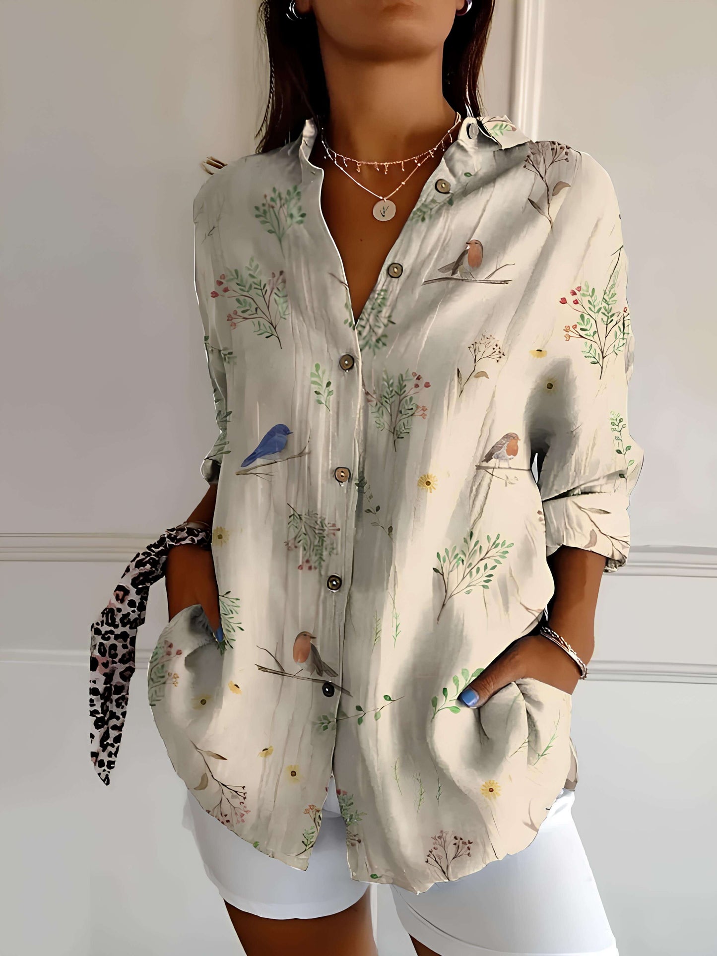 Clémence | Blouse fleurie en coton