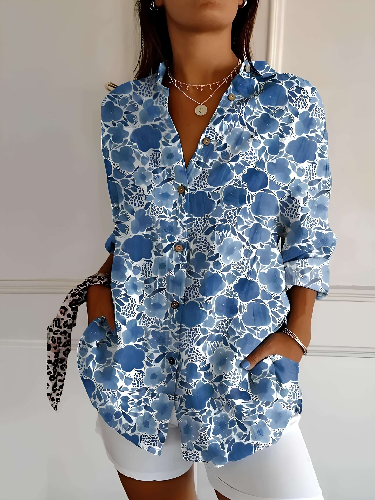 Clémence | Blouse fleurie en coton