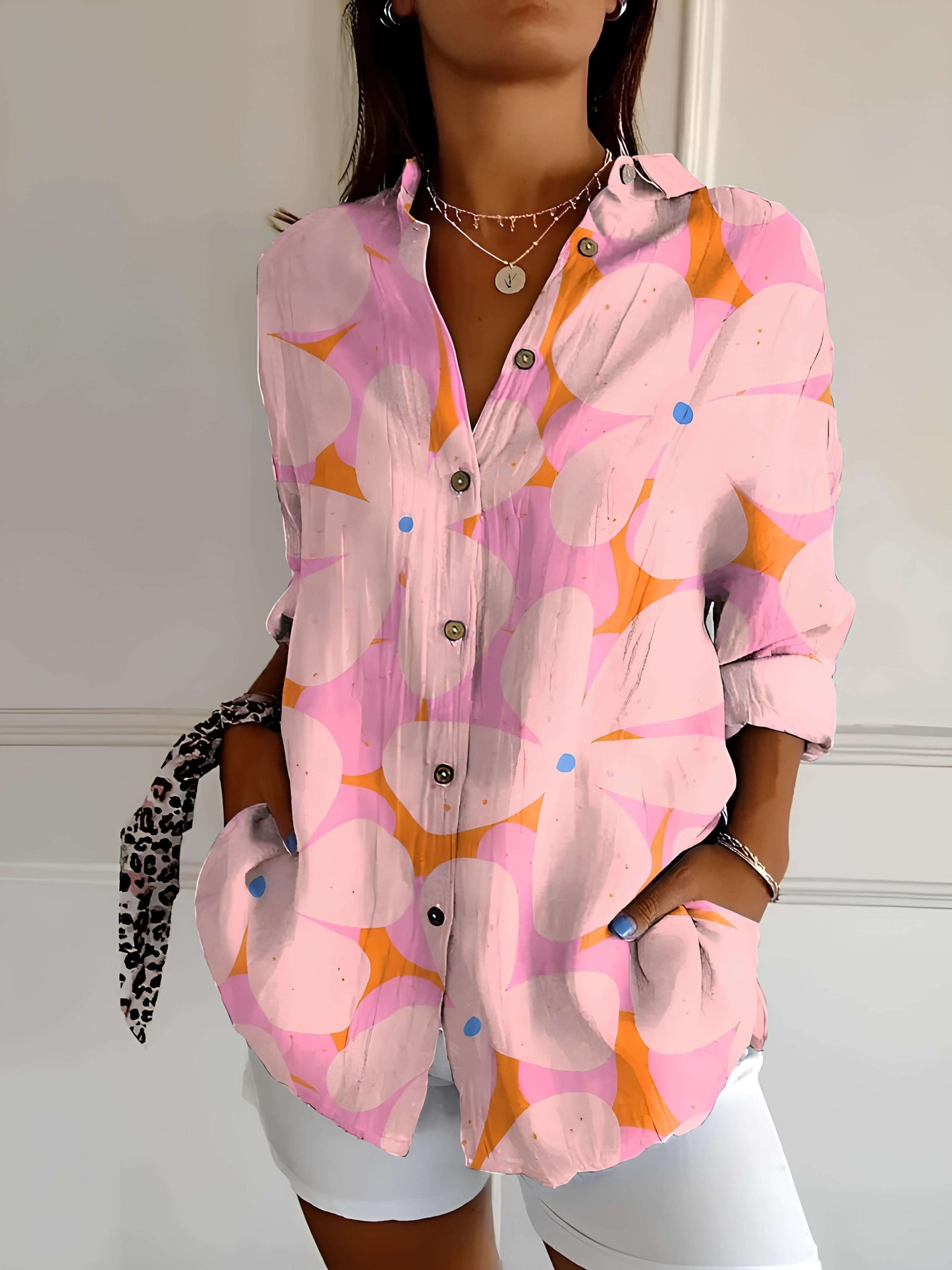 Clémence | Blouse fleurie en coton