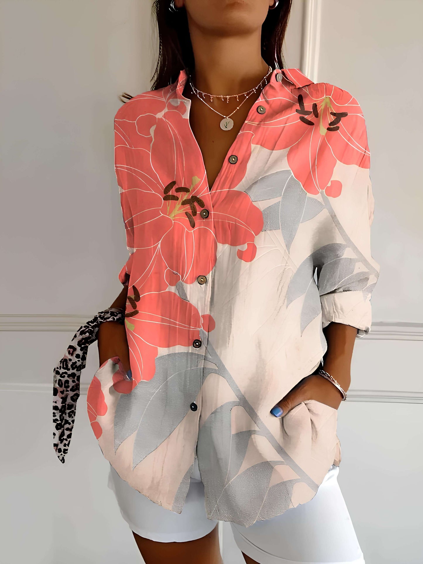 Clémence | Blouse fleurie en coton