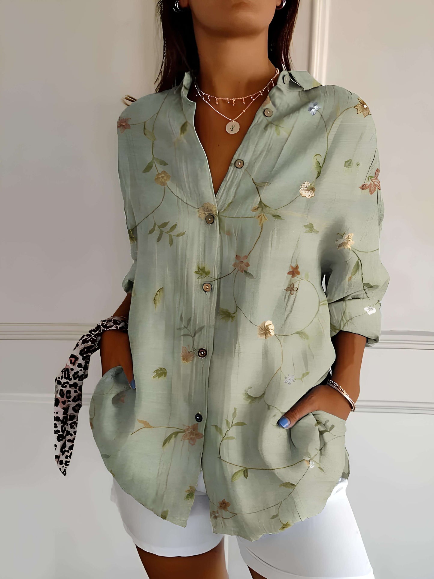 Clémence | Blouse fleurie en coton