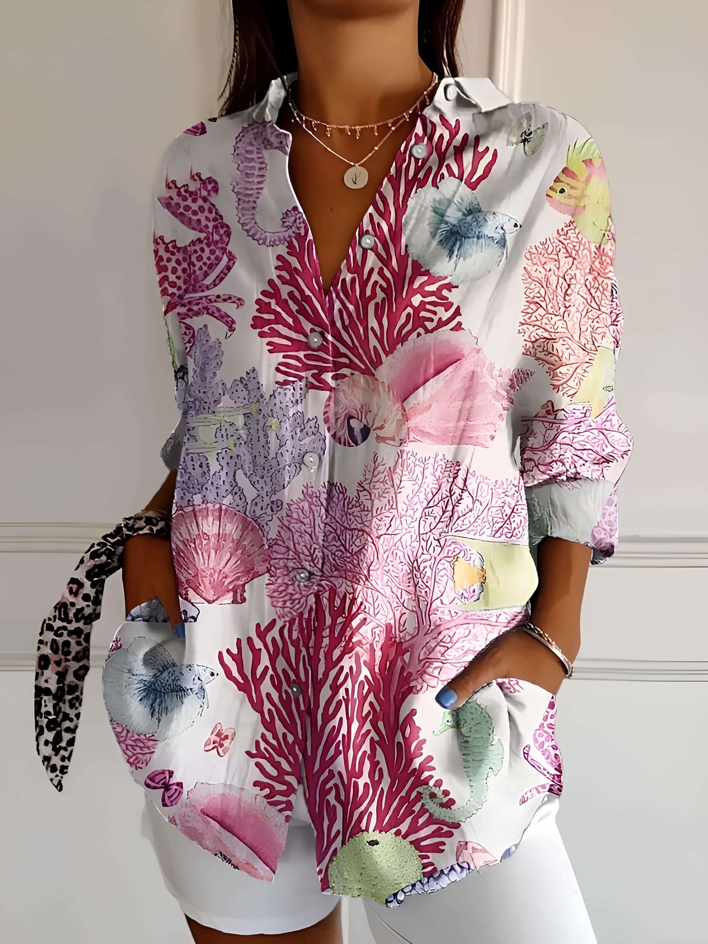 Clémence | Blouse fleurie en coton
